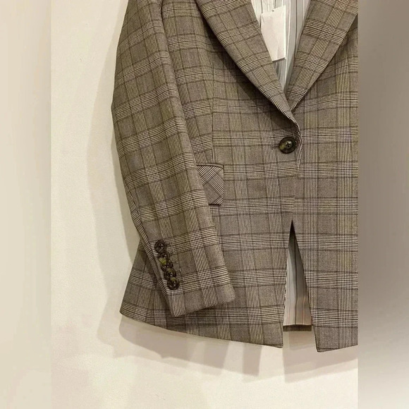 Veronica Beard Dickey Long Tailored plaid Jacket/ blazer US 4 - Picture 9 of 14